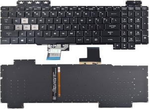 TECLADO PARA LAPTOP ASUS TUF GAMING FX505 FX504M FX505G FX505GD FX505GE FX505GM FX86 FX86S FX504 FX80 FX705 CON ILUMINACION RGB - TIMEK